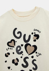 Guess Kids Ls/Leggings 2Pc Leopard Set