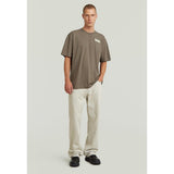 G-Star Raw Mens Badge Relaxed T-Shirt In Turf
