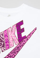 Nike New Animal Print Futura Tee White
