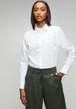 Polo Womens Jamie Long Sleeve Shirt In White