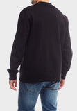 Jeep Mens Core Applique Fleece Crewneck Black