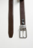 Polo Mens Theo Reversible Belt In Black Brown