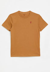Polo 0055412 Boys Rick Ss Tee Tan