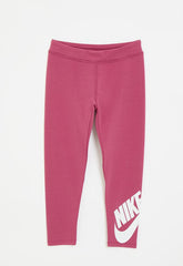 Nike Girls Club High Rise Leggings In Sweet Beet