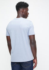 Guess Mens Embroideredhirt In Blue