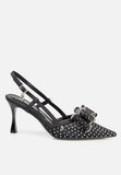Sissy boy Ladies Ivy Slingback Heels In Black