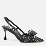Sissy boy Ladies Ivy Slingback Heels In Black