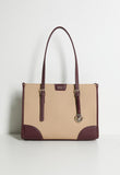 Polo Womens Cabana Book Tote In Beige