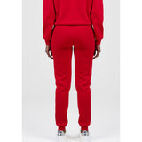 Sissy boy Womens Logo Sweat Pants With Cursive In Red