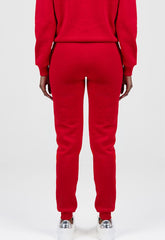 Sissy boy Womens Logo Sweat Pants With Cursive In Red