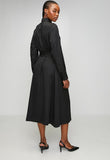 Polo Womens Mairi Tencel Long Sleeve Shirt Dress In Black