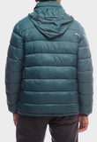 Jeep Mens Core Long Sleeve Puffer Jacket In Green