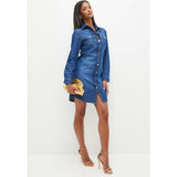 Sissyboy D30081 Ladies Tencel Shirt Dress Dk Vintage