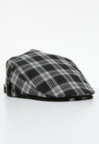 Pringle Mens Owen Newsboy Cap In Black