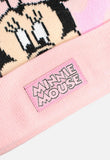 Girls One Up Beanie Minnie Mouse Pink
