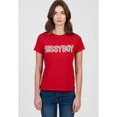 Sissy boy Ladies Radient Soul Regular T-Shirt In Red
