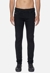 Diesel Mens 1979 Sleenker Black Jeans