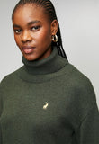 Polo Womens May Relaxed Jersey In Olive