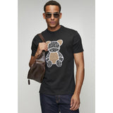 Ben Sherman Mens Fur Bear T-Shirt In Black