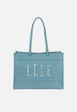 Elle Cut Out Shopper Bag In Blue