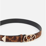 Sissy Boy Animal Leopard Belt In Tan