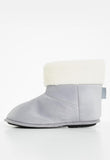 Hush Puppies Ladies Casa Slipper Boot In Grey Frost