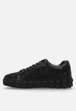 Mazerata Mens Pigale 10 Rhinestone Sneaker In Black