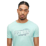 Guess A79000 Mns Ss Cn Box Logo Tee Blue