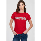 Sissy boy Ladies Radient Soul Regular T-Shirt In Red