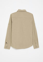 Soviet B Santorini Svt9209 - Boys L/Lsv Linen Shir