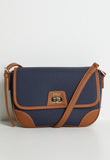 Polo womens Cabana Flapover Sling Bag In Blue