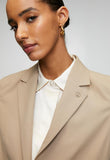 Polo Womens Tatum Suit Blazer In Stone