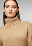 Polo Womens Relaxed Jersey In Oatmeal