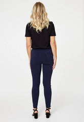 Stella Morgan Womens Pull On Legging With Narrow Waistband In Navy