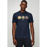 Ben Sherman Ball 260G T-Shirt Navy