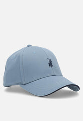 Polo 6 Panel Structured Peak Faded Blue