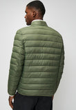 Polo Mens Quilted Puffer Jacket In Fatigue
