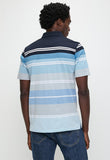 Pringle Mens Jesse Mercerized Golfer In Blue