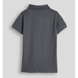Polo Boys Austin Short Sleeves Golfer In Gunmetal