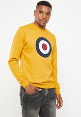 Ben Sherman Mens Dijon Target Crew Sweater