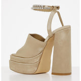 Sissy Boy Womens Platform Heel In Champagne