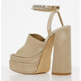 Sissy Boy Womens Platform Heel In Champagne