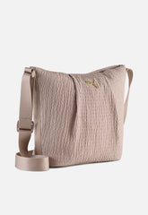 Puma Womens Up Zipped Bucket Bag In Sandstone