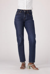 Levis Womens Curve Jeans In Dark Blue