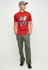 Ben Sherman Match Box Mens T-Shirt In Red