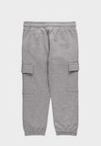 Jeep Kids Fleece Jogger Pants Grey & Pink