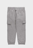 Jeep Kids Fleece Jogger Pants Grey & Pink