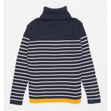 Polo Girls Debbie Polo Neck Pullover In Navy