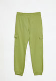 Jeep Kids Cargo Fleece Jogger Pants Bay Leaf