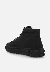 Mazerata Mens Pigale 9 Faux Nubuck Shoes In Black